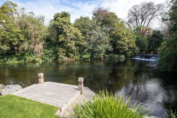 The expansive home at 8 Wood Lane, in Fendalton, now has an asking price of $9.75m. Photo / Supplied