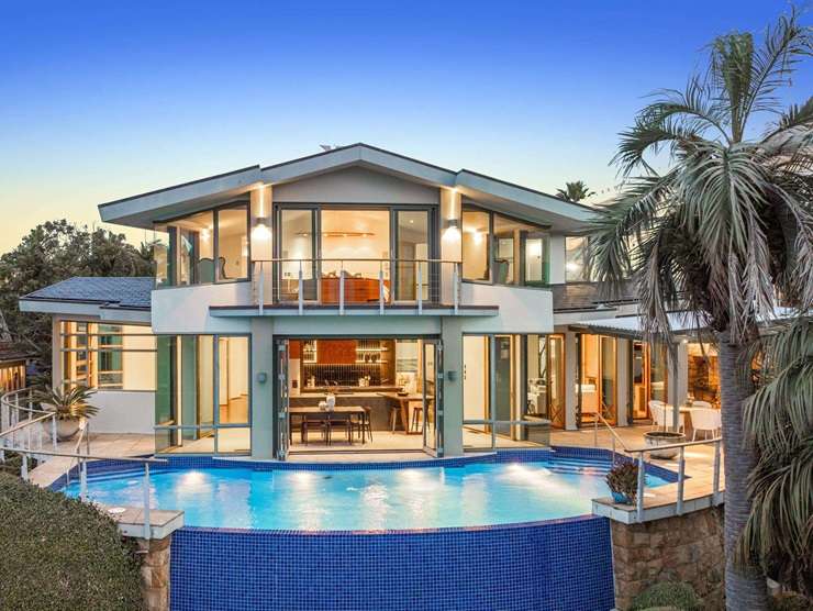 The resort-like mansion at 5 Fenton Circus, in Auckland’s Orakei, is up for grabs with an RV of over <img2m. Photo / Supplied