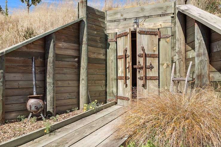A three-bedroom straw bale home is for sale at 58 Thomson Gorge Road, Tarras, Central Otago. Photo / Supplied