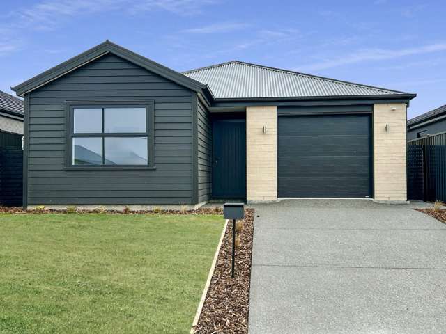 Brand new 3 bedroom home in Kaiapoi