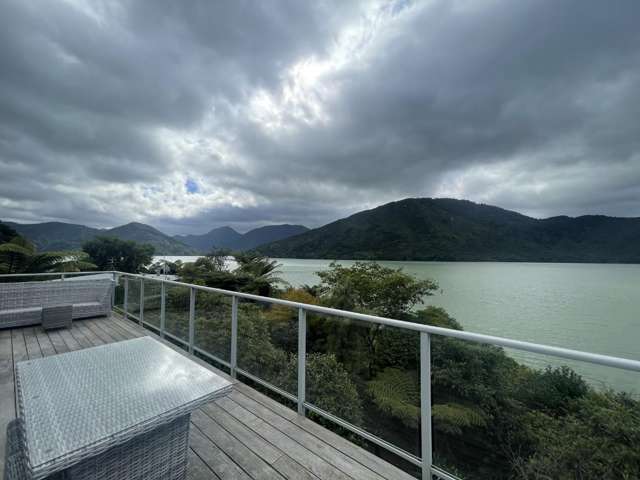 Stunning three-bedroom waterfront home