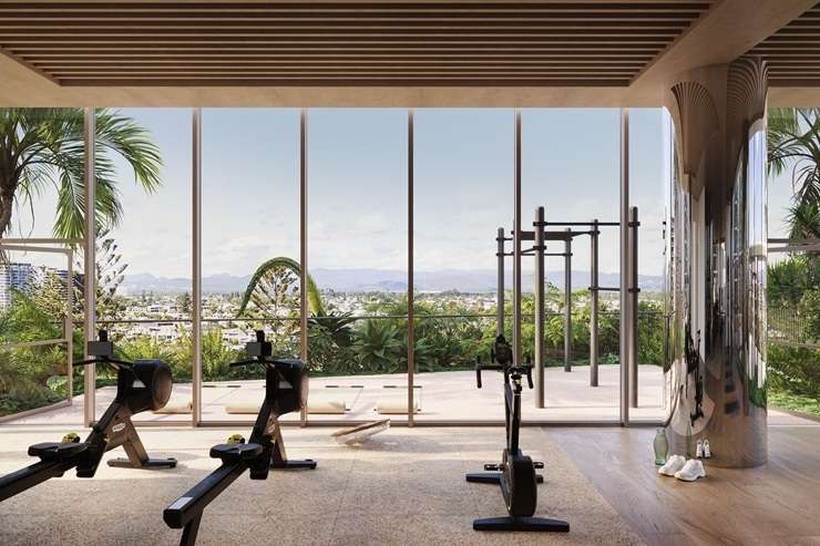 Kiwi developer Danny Andrews with his daughter and his firm's general manager, Sarah Daniels. They have just launched their A$900 million South Beach apartment project on Queensland’s Gold Coast. Photo / Supplied