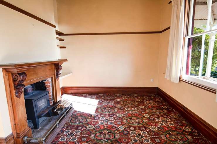 A meticulously renovated four-bedroom villa on Denholm Road, in Napier's Hospital Hill, is looking for a new owner. Photo / Supplied