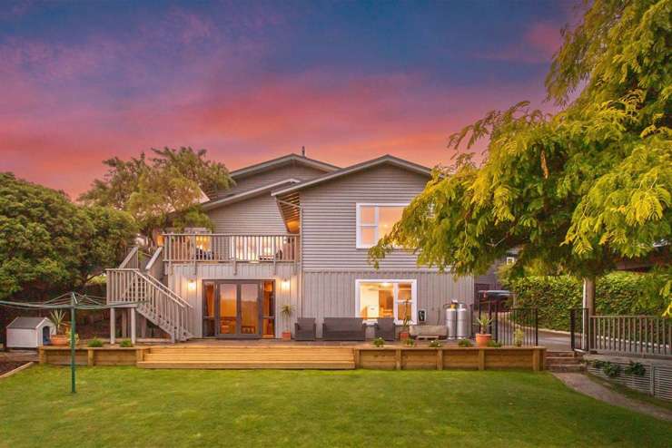 Bidding on this four-bedroom home on Mount Pleasant Road, Mount Pleasant, Christchurch, started at $750,000 and ended in a sale at <img.11m. Photo / Supplied