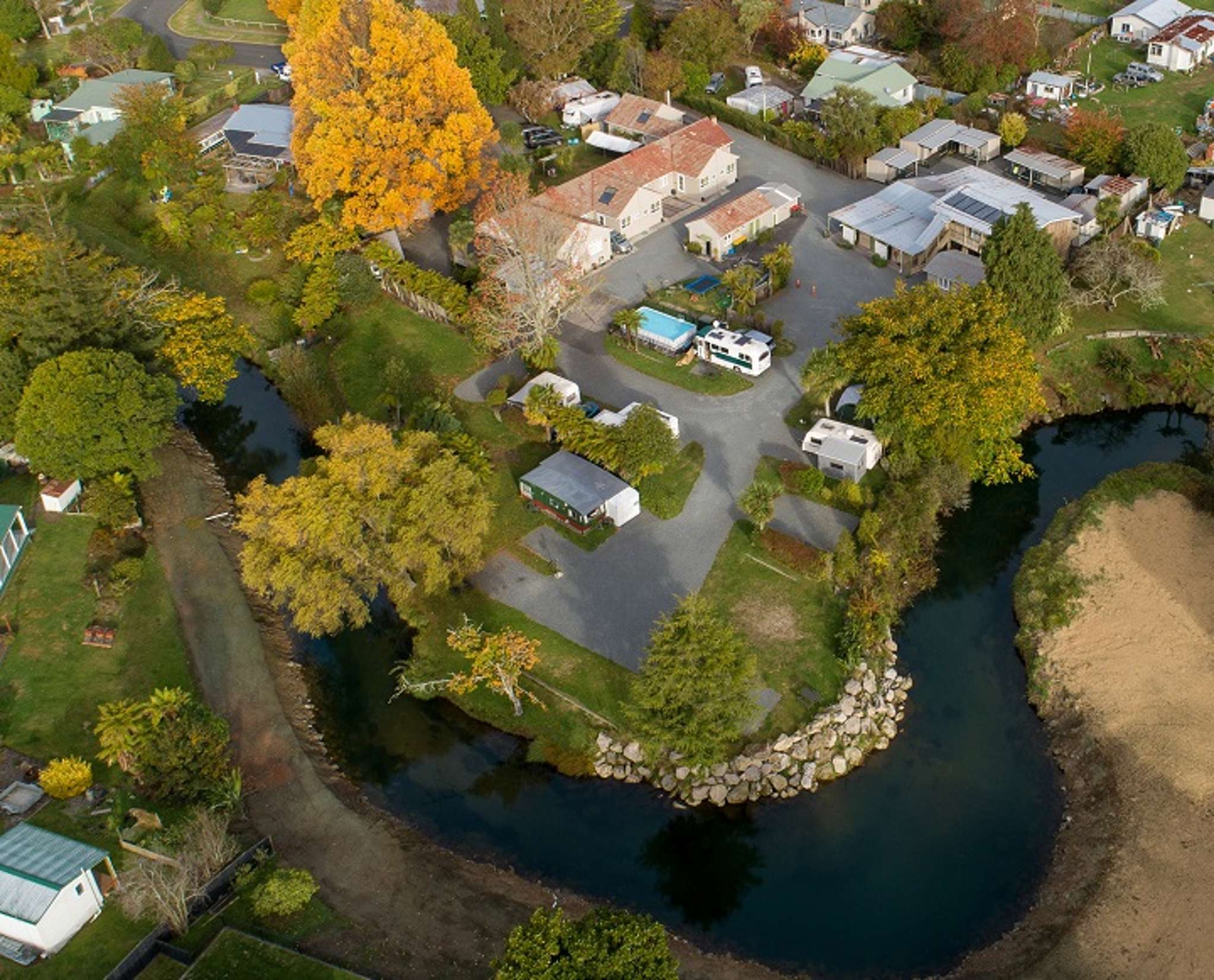 Rotorua holiday park with redevelopment potential