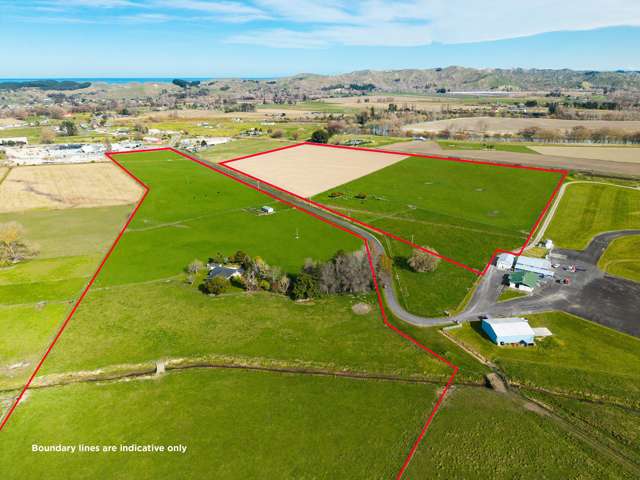 Productive flat land and home minutes from town