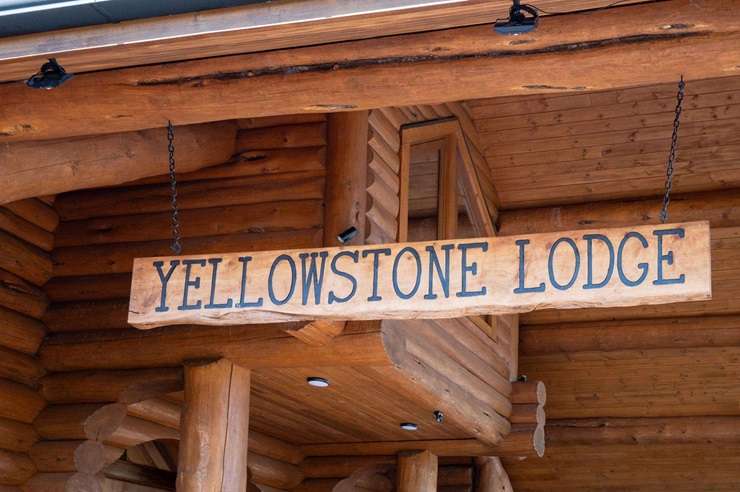 A six-bedroom log home built in Canada and now located in Ōkaihau in the Far North has an asking price of $2.55m. Photo / Supplied