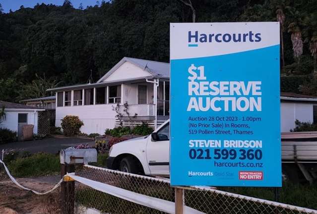 $1 reserve auction of Coromandel beach home: Where are the bidders?