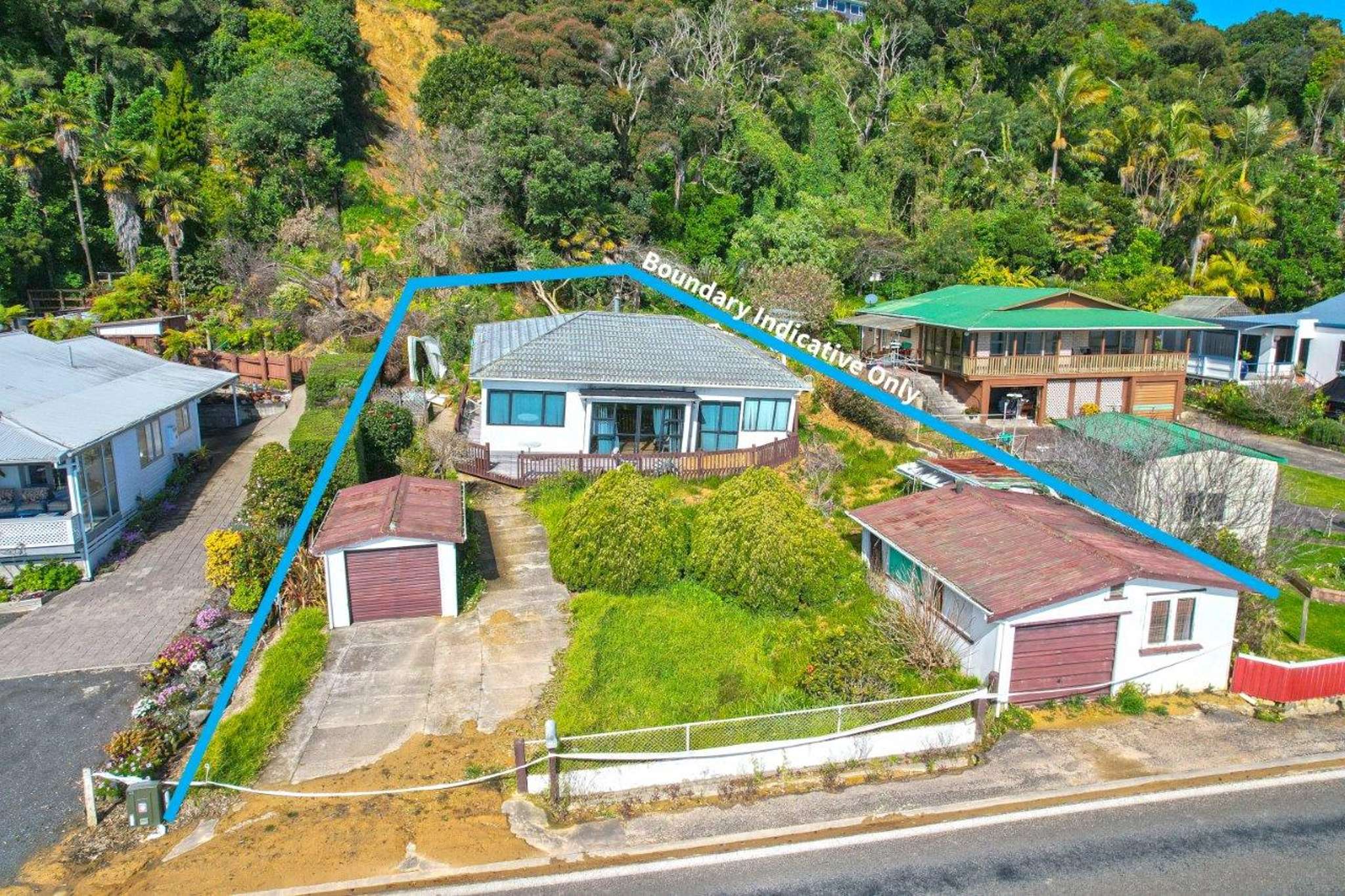 Coromandel beach home destroyed by landslip to be sold at $1 reserve