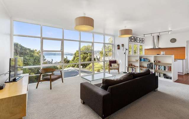 Architectural city living with harbour views