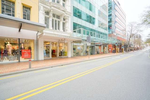 Prime Retail Opportunity on Wellington's Golden Mile