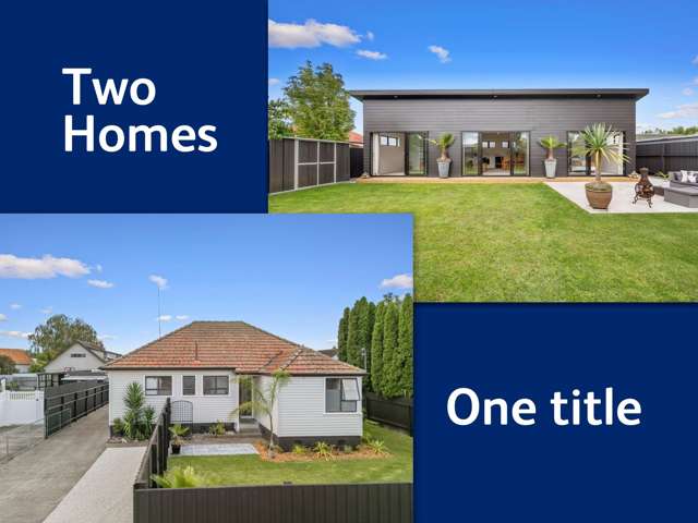 Two homes, one title