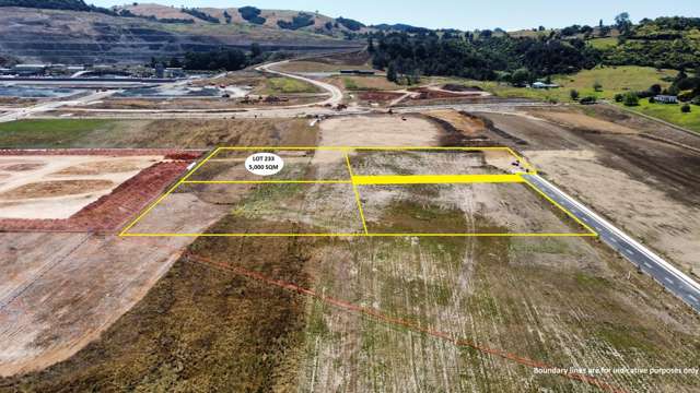 5,000sqm Industrial Land  Drury South Crossing