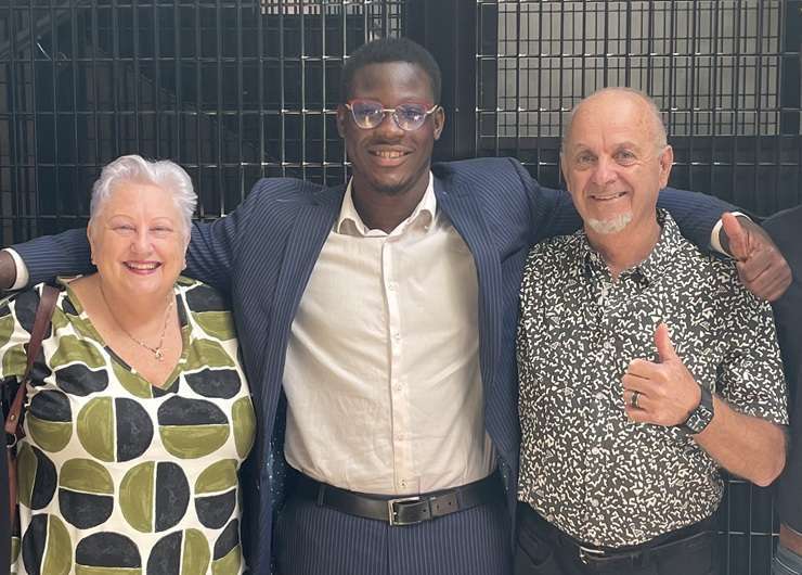 Rookie agent’s fluke reunion with his Kiwi ‘Mama’ and ‘Papa’ two decades later