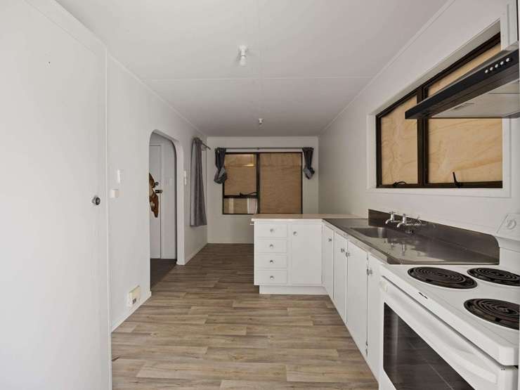 Police used the three-bedroom, one-bathroom house at 16 Camden Place, in Pukete, Hamilton, for operational training last year. Photo / Supplied