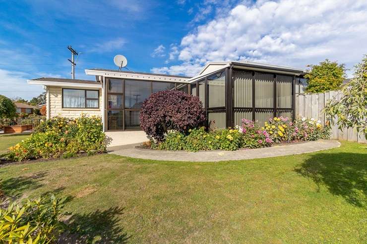 On the market for $899,000-plus in the Ashburton suburb of Allenton is a four-bedroom character home at 56 Belt Road. Photo / Supplied