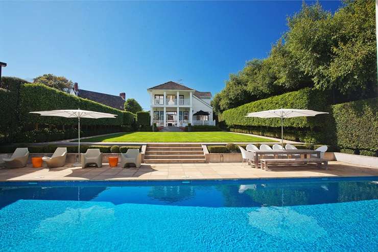 Sprawling across a 1096sqm site on Remuera’s northern slopes on Ridings Road is this five-bedroom home, which sold for $9.3m in March this year. Photo / Supplied