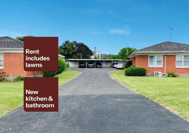 2 BEDROOM - NEW BATHROOM AND KITCHEN, LAWNS INCLUDED