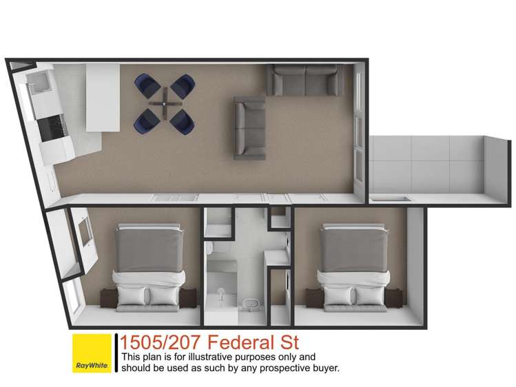 1505/207 Federal Street Auckland Central_11