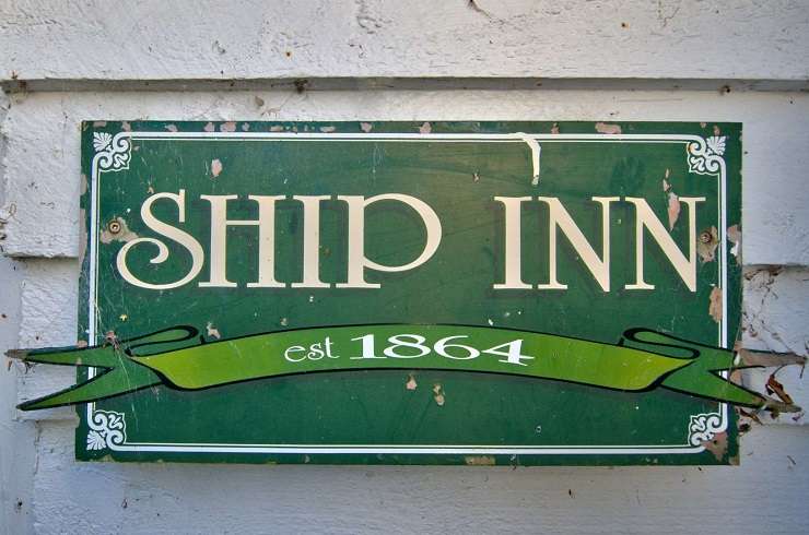 Kingston's oldest building - the former Ship Inn - on Cornwall Street is inviting offers over $825,000. Photo / Supplied