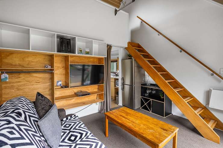 A one-bedroom hut on Matai Street is one of the cheapest properties for sale in Ohakune right now and is inviting enquiry over <img50,000. Photo / Supplied