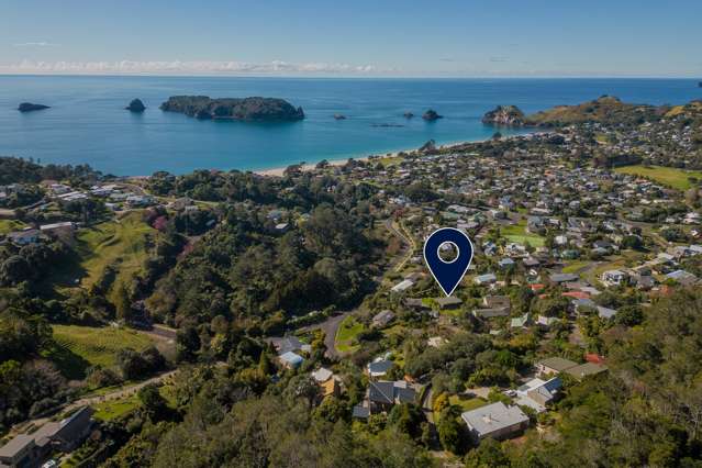 The glory days, 1/4 acre 1970s bach with sea views