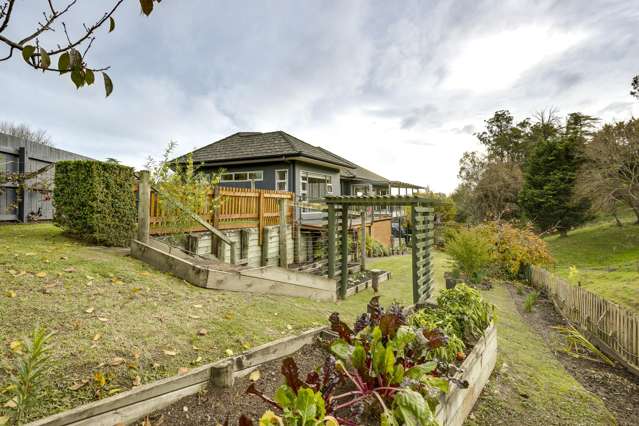 Elevated living, triple garage and workshop