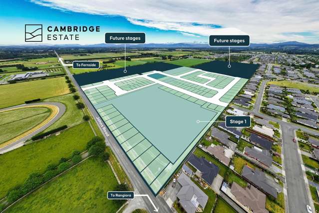 Cambridge Estate - Rangiora Sections