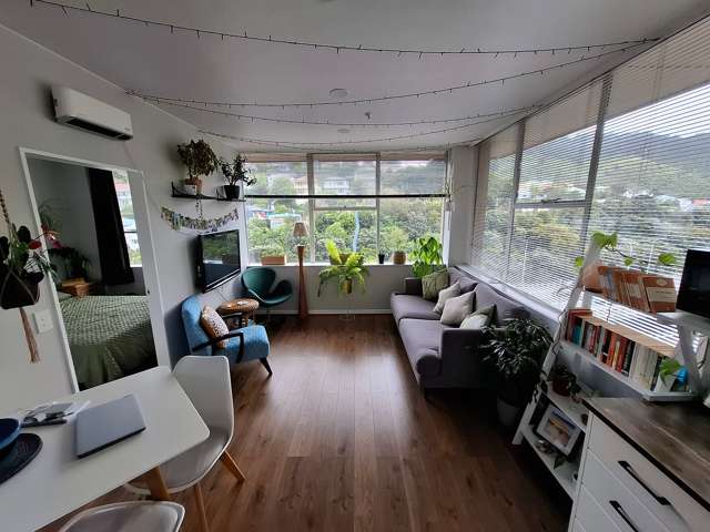 Warm, bright 2 bed city apartment with views