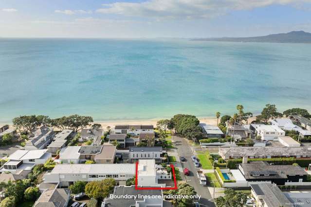 Takapuna home metres from the beach is on the market