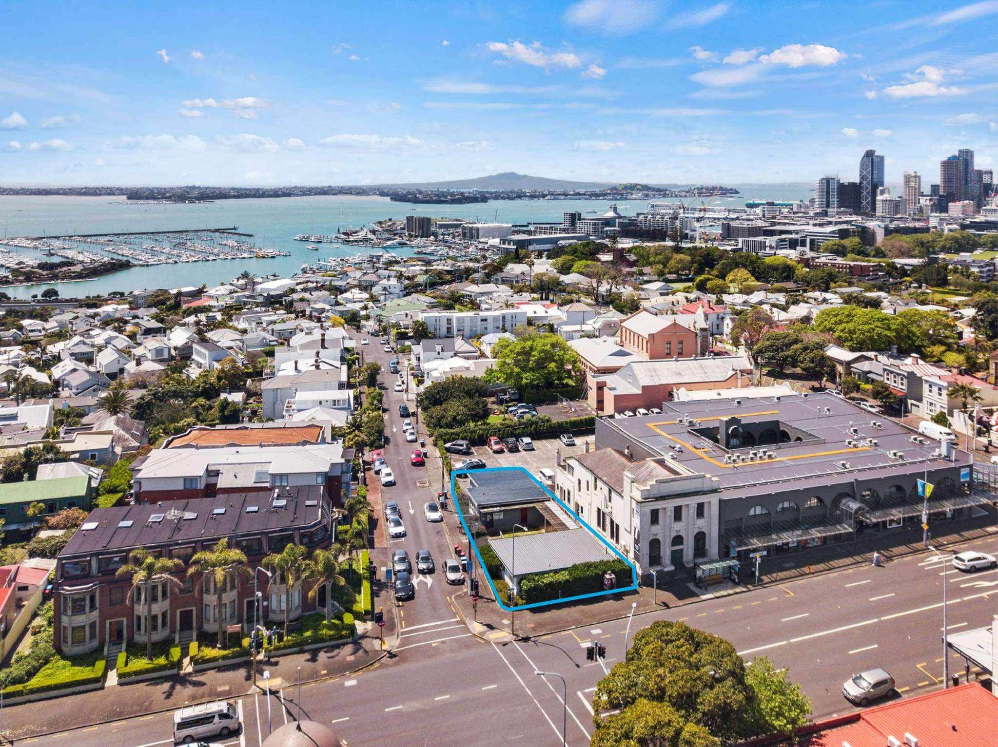 Prime corner development site in Ponsonby