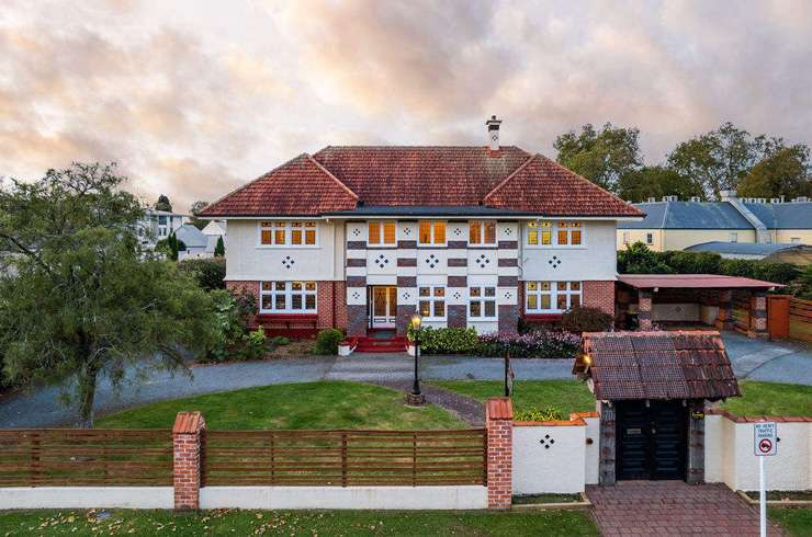 This two-bedroom bach for sale at 412 Engelbrechts Road, in Waimate, Canterbury was originally the Mt Michael Station Wool Shed. Photo / Supplied