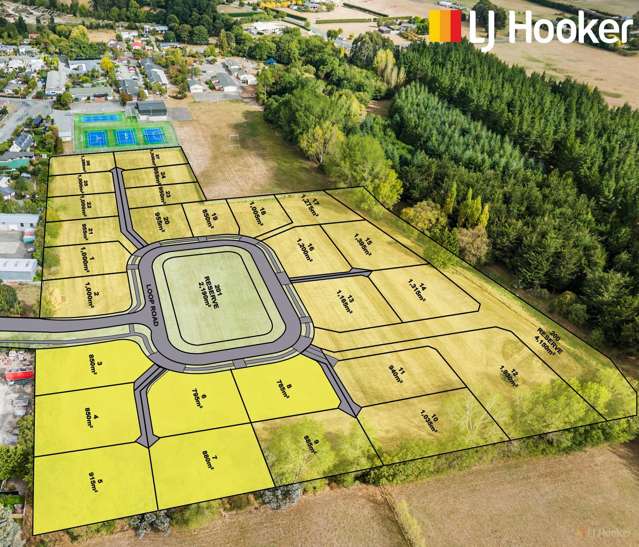 New development; Lots 3 - 8