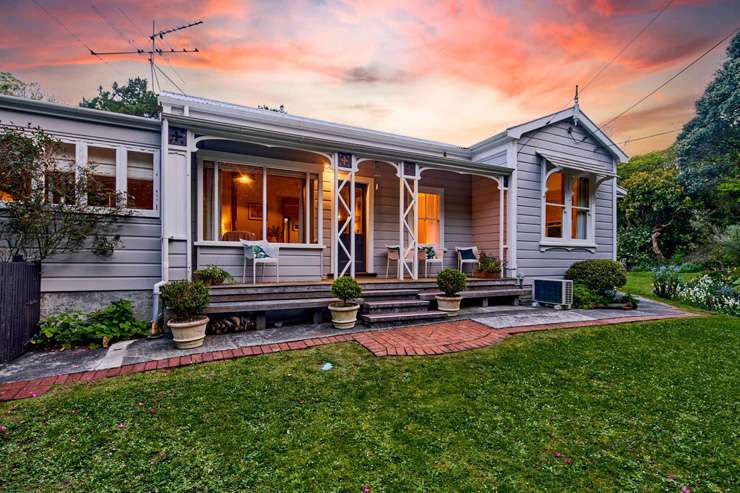 A well-presented character villa on Tiber Street, in Island Bay, Wellington, recently sold for $2.75m. Photo / Supplied