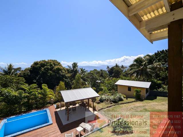 OWNER WANTS THIS SOLD! -- TROPICAL GARDEN PARADISE OVERLOOKING SAVUSAVU BAY ON FIJI’s VANUA LEVU ISLAND