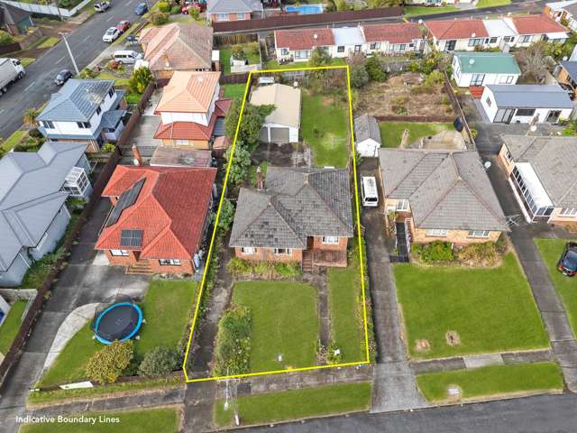 Central Papatoetoe MHU 809m2 Flat Do Up