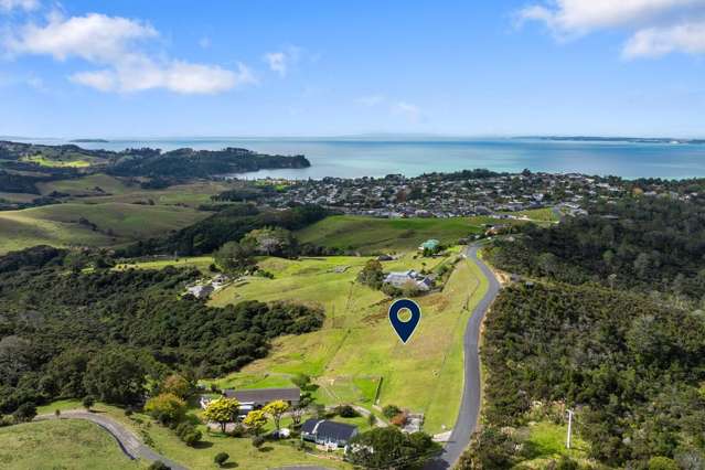 North-facing, sea views and ready to build