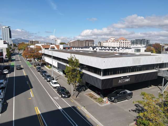 Central city office with profile