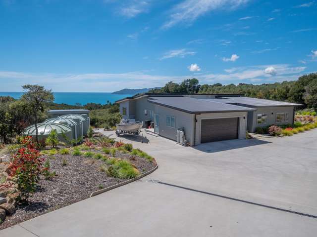 Private coastal retreat with superb views