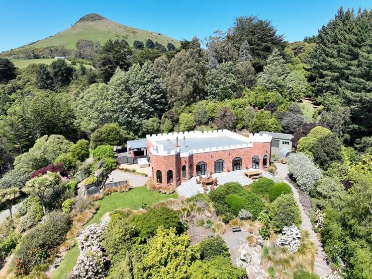 The castle is a hidden gem in Portobello on the Otago Peninsula. Photo / Supplied