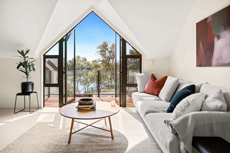 Castell Bach, at 16 James Clendon Place, in Russell, sits on land tied to New Zealand's historical roots. Photo / Supplied