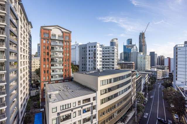 One Bedroom with Enclosed Balcony & City Views