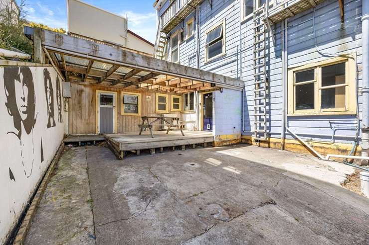 A 24-room boarding house at 6 MacDonald Crescent, built as a YWCA hostel in 1915, in Wellington’s Te Aro, is on the market.  Photo / Supplied