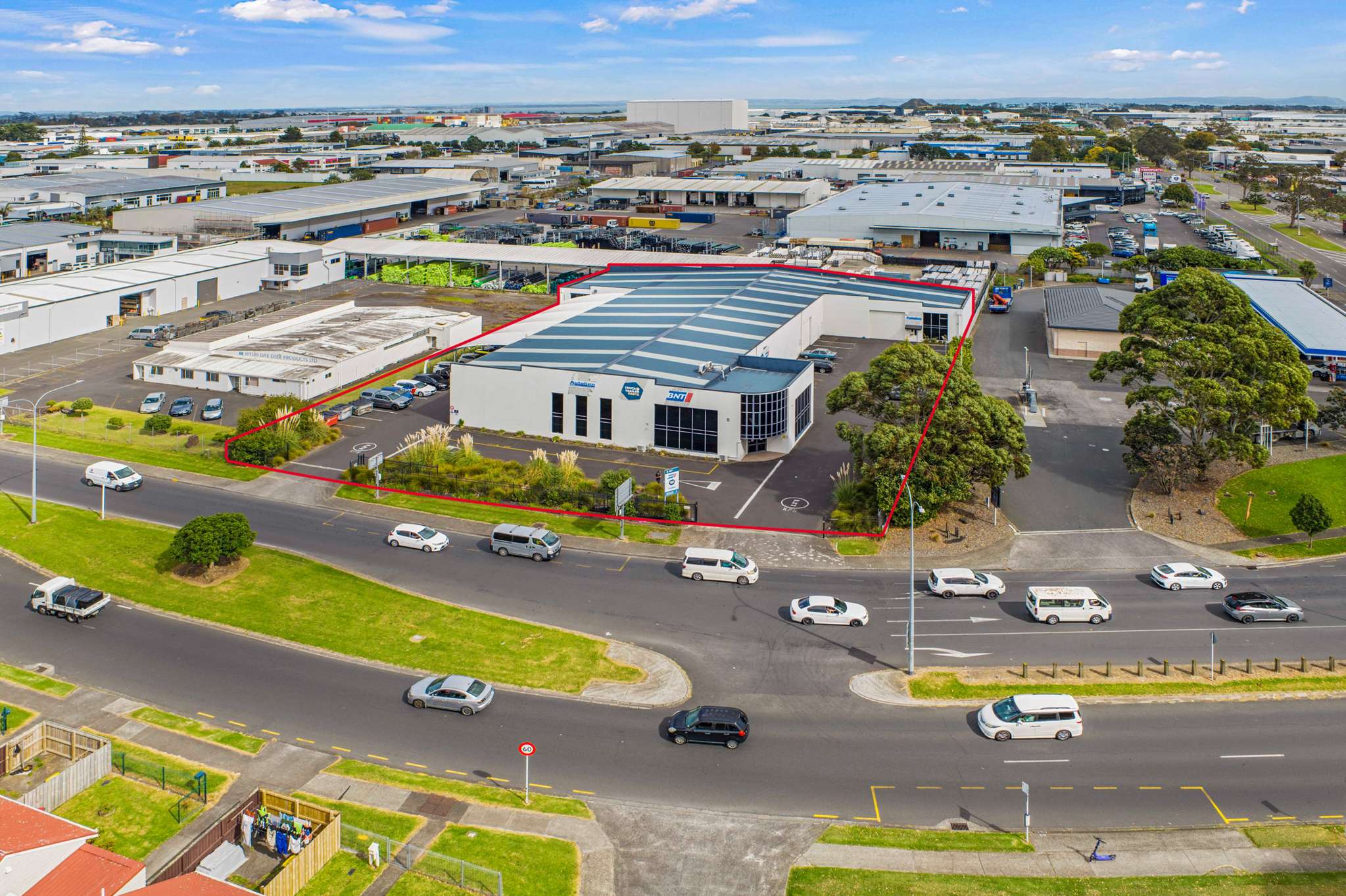 Wiri foothold with leased industrial property