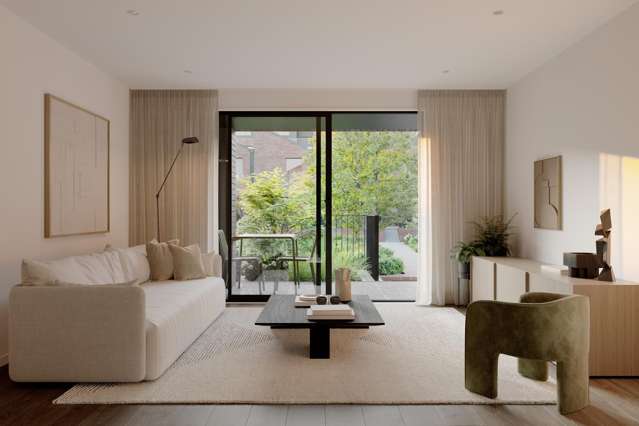 Affordable two-bed Monk Mackenzie living