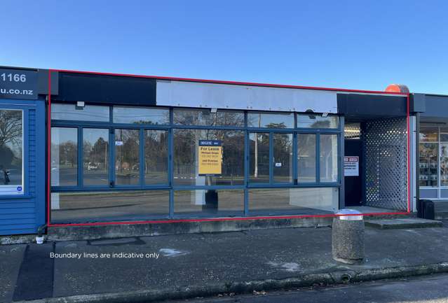 140sqm Retail/Hospitality space in Papanui