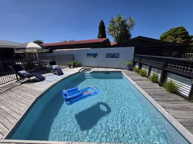 Resort style vibes so close to the town and beach