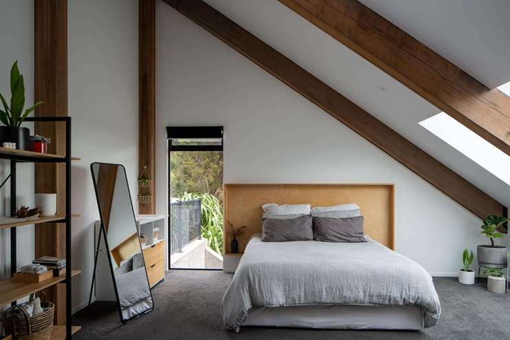 Toby Chapman-Smith won an award for Black Ridge, the first home he designed. Photo / Supplied