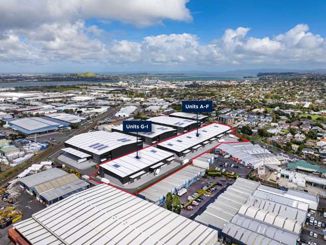 Brand-new industrial units in Onehunga