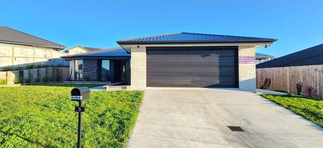 For Rent: Stunning Family Home at 5 Herbert Oldham Road, Pokeno